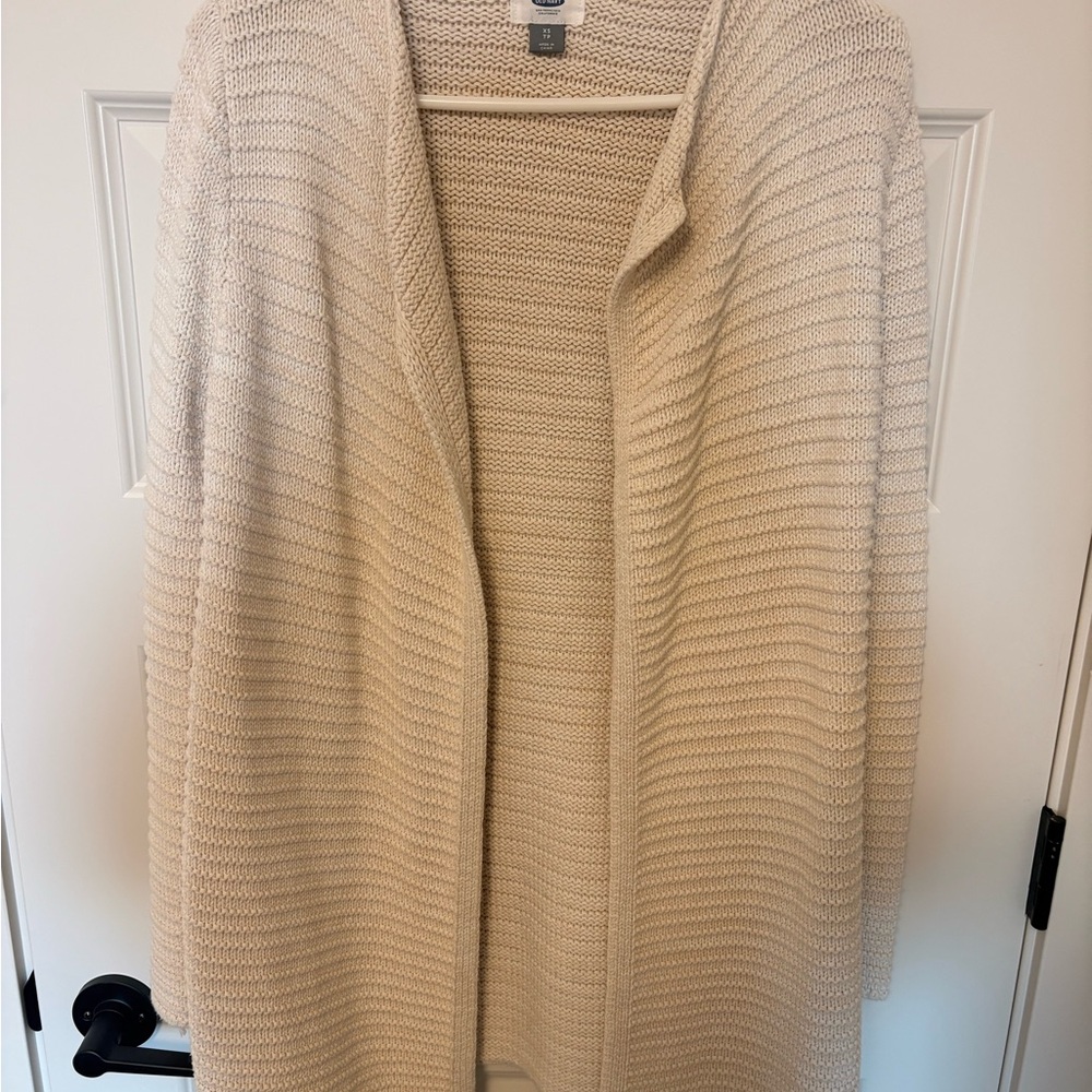 Old Navy Women's Cream Cardigan